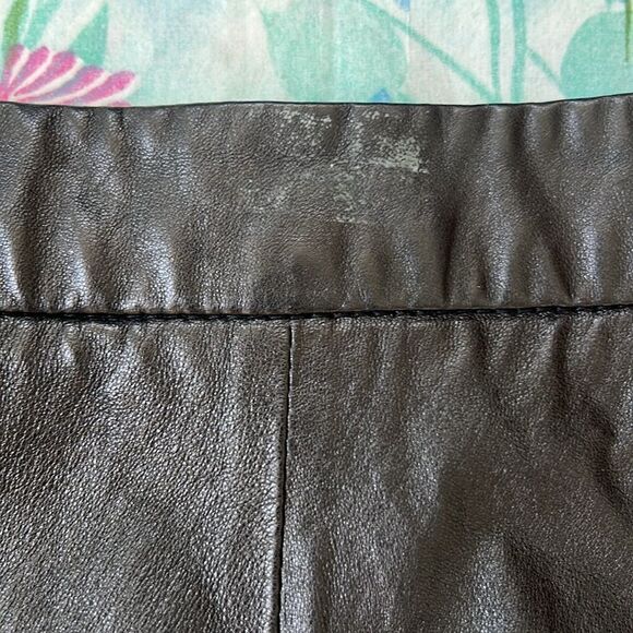 Milly Lamb Leather Skirt - 6 - Picture 7 of 11